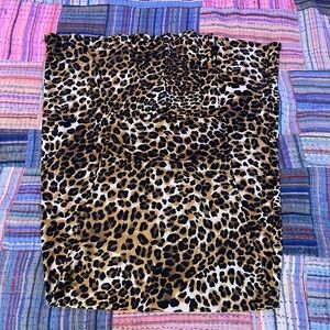 WET SEAL Leopard Tube Dress